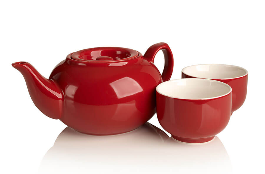 PersonaliTEA Ceramic Teapot (Scarlet) from Adagio Teas