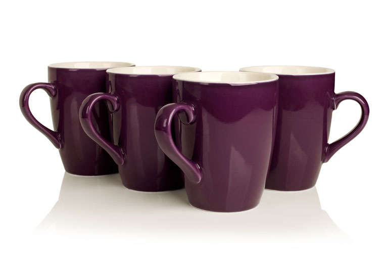 Purple Pansies Coffee Mug – bariellenpotter