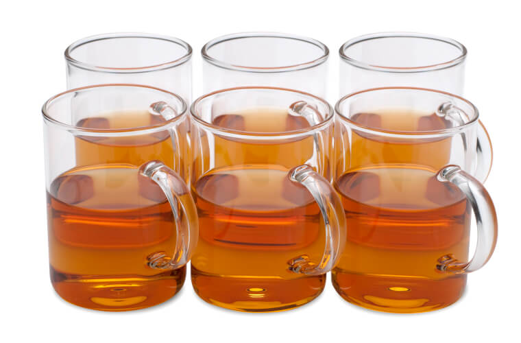 glass tea glasses